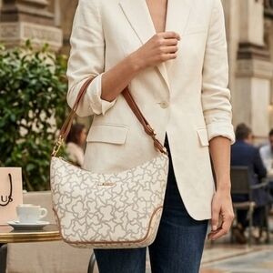 Tous Beige and Brown Shoulder Bag